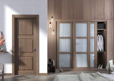 puerta interior de madera